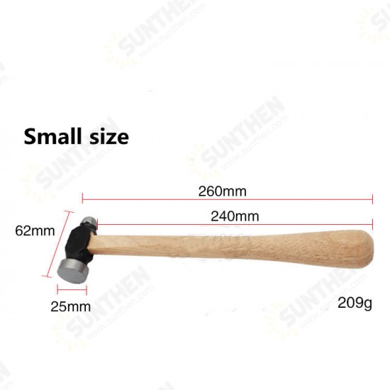 Round-headed Hammer Gold-making Tools Decoration Tools Texturing Jeweler Forming Hammer Silversmith Chasing Metal Repousse