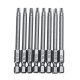 10pcs TT6-TT40 Torx Head Screwdriver Bit 75mm Hex Shank Power Drill Screwdriver Bits Set