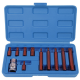 11Pcs M-type Screwdriver Sleeve 12 Angle Screwdriver Head Set Screwdriver Bit Auto Repair Tool