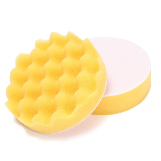 11pcs 5 Inch Sponge Buffing Polishing Waxing Pad Kit for Polisher Drill Adapter