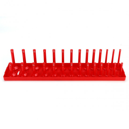 1/2 Inch Drive 28 Slot Socket Rack Storage Rail Tray Holder Shelf Organizer Stand Machinery Parts