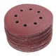 125pcs 5 Inch 8 Holes Abrasive Sanding Discs Sanding Paper 60/80/100/120/240 Grit Sandpaper