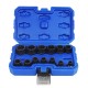 13pcs Impact Damaged Bolt Nut Remover Extractor Socket Tool Set Bolt Nut Screw Removal Socket Wrench