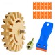 13pcs Sticker Decal Glue Removal Tool Eraser Wheel Cleaning Scraper