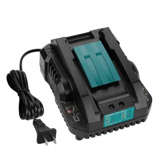 14.4V 18V Li-Ion Battery Charger 4A Charging Current For Makita DC18RC BL1830 BL1430 Power Tool Battery EU/US/AU/UK Plug