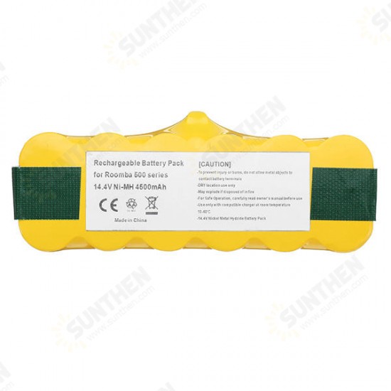 14.4V 4500mAh Ni-MH Replacement Battery Pack for iRobot