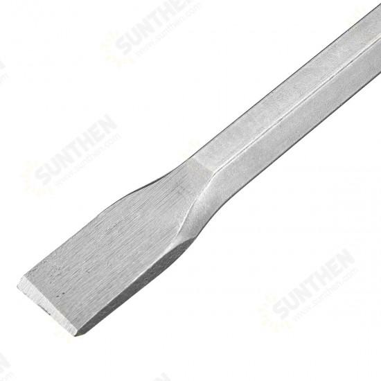 14mm Chromium Alloy Steel Square Handle Concrete Brick Wall Slotting Drill Bit Flat Chisel