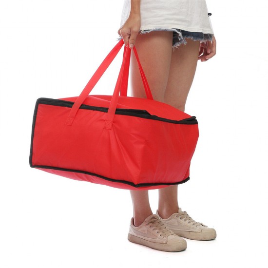 15 Inch Waterproof Delivery Bag Pizza Food Takeaway Restaurant Insulated Storage