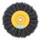 150x40mm M14 Nylon Wire Drawing Wheel Brush 80/120/180/320 Grit Drum Burnishing Polishing Wheel