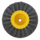 150x40mm M14 Nylon Wire Drawing Wheel Brush 80/120/180/320 Grit Drum Burnishing Polishing Wheel