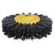 150x40mm M14 Nylon Wire Drawing Wheel Brush 80/120/180/320 Grit Drum Burnishing Polishing Wheel