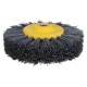 150x40mm M14 Nylon Wire Drawing Wheel Brush 80/120/180/320 Grit Drum Burnishing Polishing Wheel