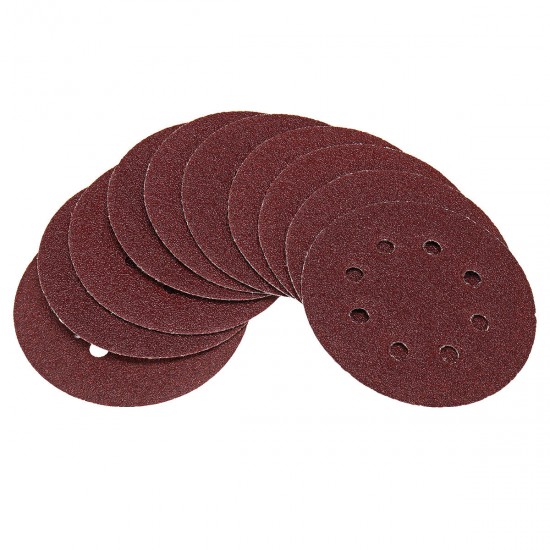 160Pcs 5 Inch 8-Hole Hook Loop Sanding Discs 40-2000 Grit Orbital Sander Sandpaper