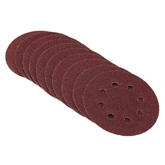 160Pcs 5 Inch 8-Hole Hook Loop Sanding Discs 40-2000 Grit Orbital Sander Sandpaper