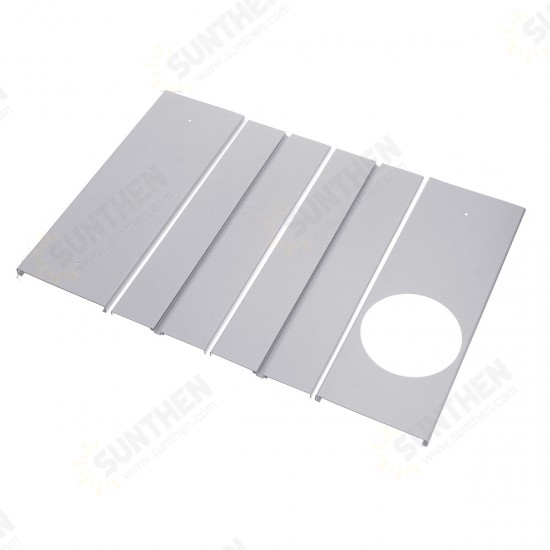 160cm 4pcs Window Slide Kit Adjustable Plate Air Conditioner Wind Shield For Portable Air Conditioner