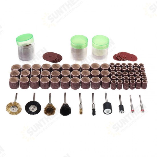 160pcs Rotary Tool Accessories Electric Grinding Polishing Cutting Rotary Tool Bit Set for Dremel