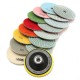 16pcs 4 Inch 50 to 10000 Grit Diamond Polishing Pad for Granite Stone Concrete Marble