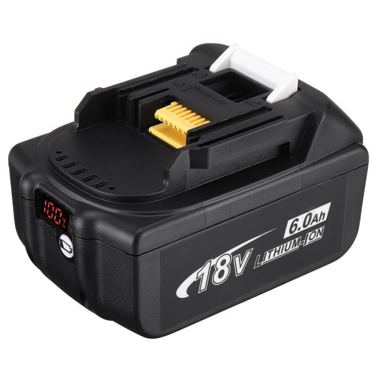 18V 3.0Ah-6.0Ah Battery Replacement For Makita 18V BL1830 BL1840 BL1850 BL1860 BL1815 BL1845 BL1835 194204-5 LXT-400 Cordless Battery