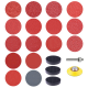 192pcs 2 Inch Sanding Disc Hook Loop Sandpaper 60-3000 Grit Abrasive Polishing Pad for Rotary Tool