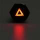 19mm 12V LED Push Button On Off Hazard Warning Signal Light Switch For Car Lorry Boat