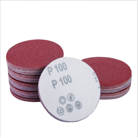 2 Inch 203pcs Sandpaper Pads Set 60/80/100/120/240 Grit Sander Disc Abrasive with Sticky Disk Cushion Pad Fit Polishing Tools