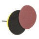 2 Inch 50mm M6 Self-adhesive Wool Polishing Disc with 50pcs 60 to 180 Grit Sand Paper