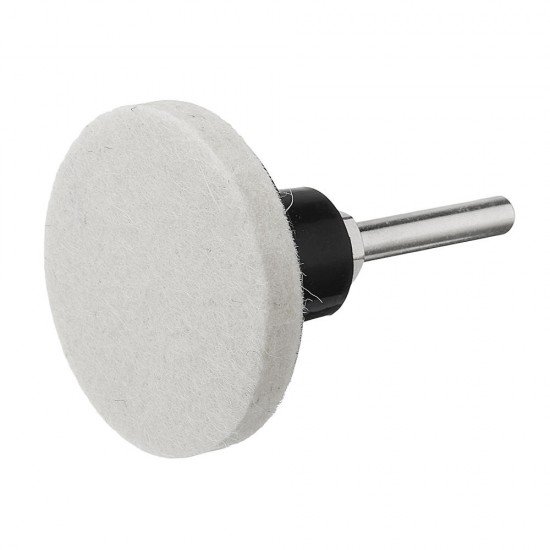 2 Inch Sanding Polishing Disc Pad Holder With 10pcs Wool Pads For Rotary Tool