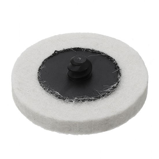 2 Inch Sanding Polishing Disc Pad Holder With 10pcs Wool Pads For Rotary Tool