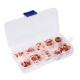 200Pcs Assorted Copper Washer Gasket Set Flat Ring Seal Assortment Hardware Kit