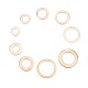 200Pcs Assorted Copper Washer Gasket Set Flat Ring Seal Assortment Hardware Kit