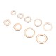 200Pcs Assorted Copper Washer Gasket Set Flat Ring Seal Assortment Hardware Kit