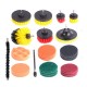 23pcs Cleaning Drill Brush Cleaner Combo Tool Kit Electric Drill Power Scrubber