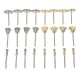 24pcs Wire Steel Brass Brushes Set Polishing Brush Wheels for Dremel Rotary Tool