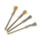 24pcs Wire Steel Brass Brushes Set Polishing Brush Wheels for Dremel Rotary Tool