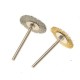 24pcs Wire Steel Brass Brushes Set Polishing Brush Wheels for Dremel Rotary Tool