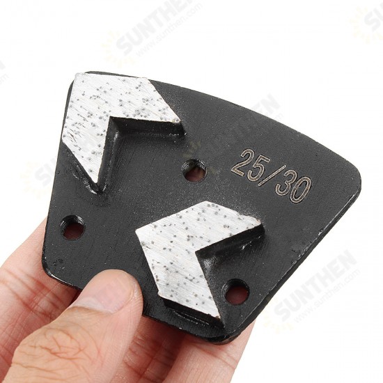 25/30 Grit Medium Bond Plate Trapezoid Grinding Disc for Bolt On Grinders