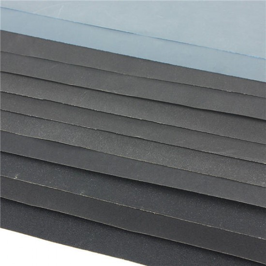 25pcs 230mm x 280mm Silicon Carbide Waterproof Sandpaper 240-3000 Grit Sanding Sheets