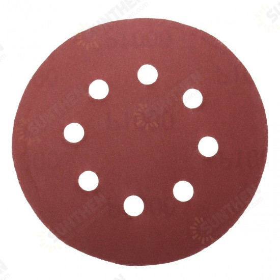 25pcs 5 Inch 8 Holes Abrasive Sanding Discs Sanding Paper 800/1000/1200/1500/2000 Grit Sand Paper