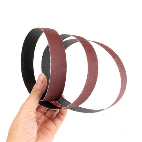 25x1067mm 600 Grit Sanding Belt 1x42 Inch Aluminum Oxide Grinding Polishing Sanding Belt