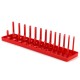 26 Slot 3/8 Inch SAE Socket Rack Storage Rail Tray Holder Shelf Organizer Stand Machinery Parts