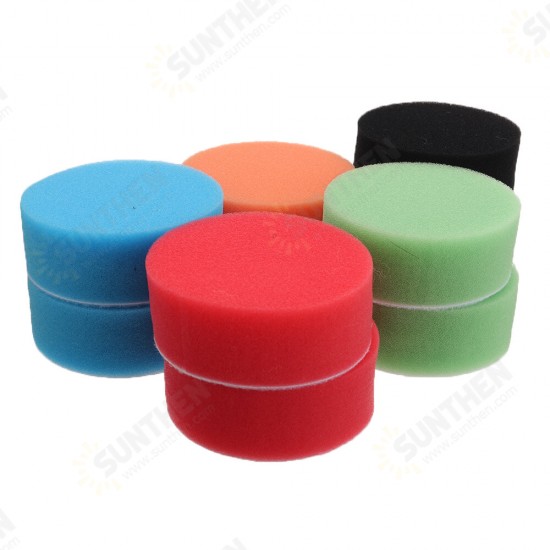 26Pcs Car Polishing Sponge Pad Set Waxing Clean Polish Buffer Drill Wheel for Car Polisher Removes Scratches Tools