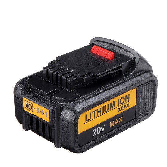 2Pcs 20V 4.0Ah Replaceable Power Tool Cordless Battery Replacement For Dew DCB200 DCB180 DCB181 DCB182 DCB184 DCB201 DCB203 DCB204 DCB205 XR