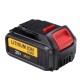 2Pcs 20V 4.0Ah Replaceable Power Tool Cordless Battery Replacement For Dew DCB200 DCB180 DCB181 DCB182 DCB184 DCB201 DCB203 DCB204 DCB205 XR