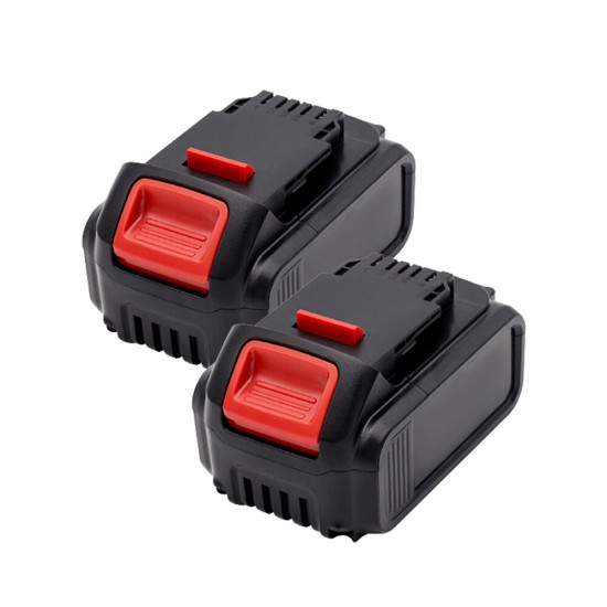 2Pcs 20V 4.0Ah Replaceable Power Tool Cordless Battery Replacement For Dew DCB200 DCB180 DCB181 DCB182 DCB184 DCB201 DCB203 DCB204 DCB205 XR