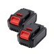 2Pcs 20V 4.0Ah Replaceable Power Tool Cordless Battery Replacement For Dew DCB200 DCB180 DCB181 DCB182 DCB184 DCB201 DCB203 DCB204 DCB205 XR