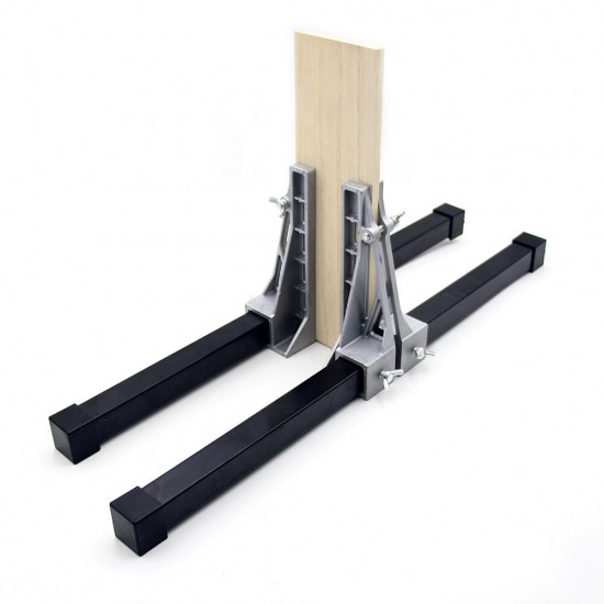 2Pcs 5-150mm Aluminum Alloy Gypsum Board Stand Sheet Support Frame Fixture Dry Wall Tool