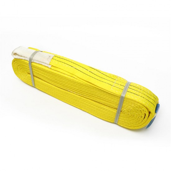 2m-10m 3 Tonne Polyester Flat Webbing Lifting Sling Certified Duplex Cargo Strap Hoist Strap