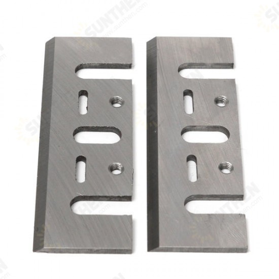 2pcs Electric Planer Blades Reversible High Speed Steel Planer Blades For Electric Power Tool