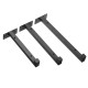 2pcs Heavy Duty Industrial Iron Shelf Brackets Scaffold Board Floating Bracket