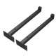 2pcs Heavy Duty Industrial Iron Shelf Brackets Scaffold Board Floating Bracket